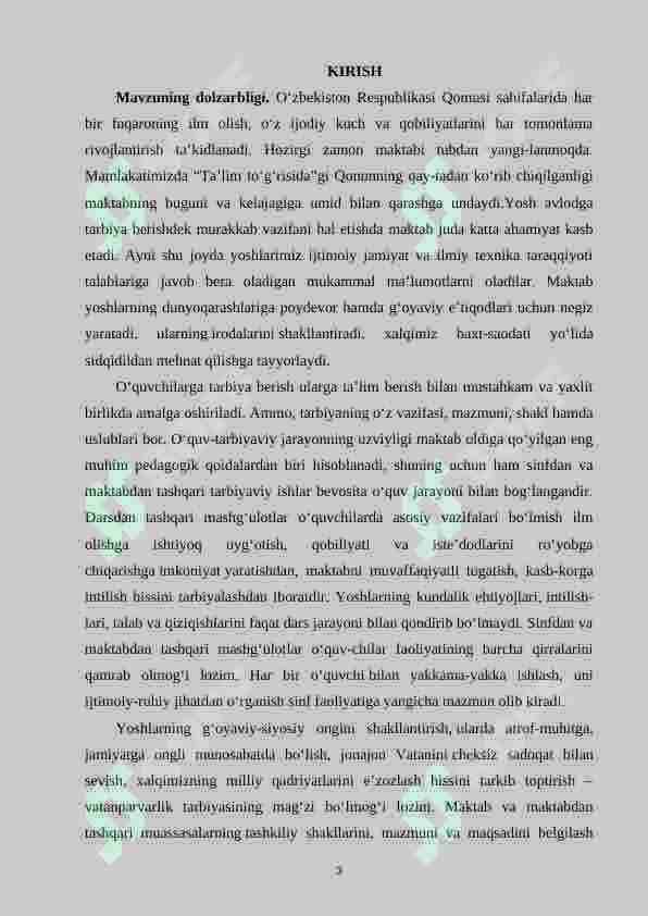 Boshlang‘ich sinfda matematikadan mustaqil ishlarni tashkil etishda og‘zaki topshiriqlardan foydalanish metodikasi  (2-sinf) 3