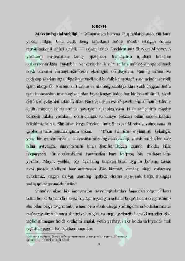 1-sinf matematika darslarini innovatsion texnologiyalar asosida tashkil qilish 3
