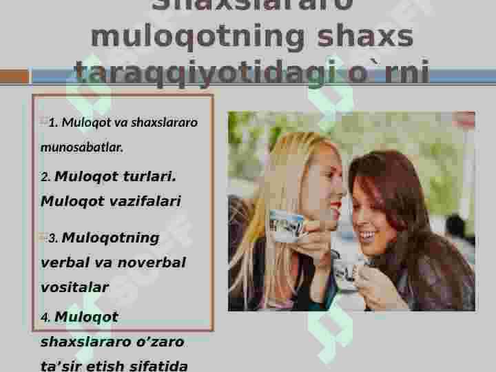 Muloqot psixologiyasi 2