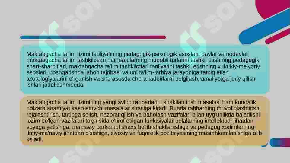 Maktabgacha ta'lim tashkilotlarida ijtimoiy pedagogik ishlarni tashkil etish 2