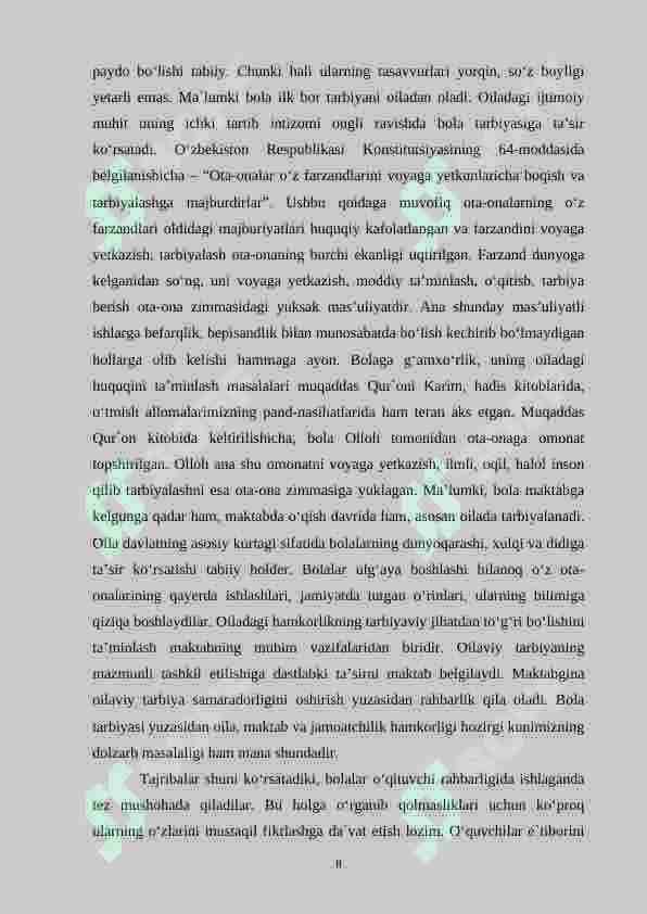 Boshlang‘ich sinfda metematikadan mustaqil ishlarni tashkil etishda og‘zaki topshiriqlardan foydalanish metodikasi (3-sinf misolida) 7