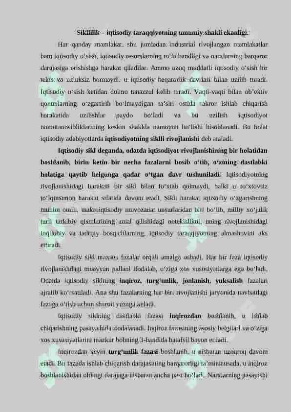 DEMOGRAFIK HOLATNING MAMLAKAT IQTISODIY RIVOJLANISHIGA TA’SIRI 2
