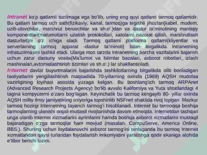 Internetning asosiy tushunchalari 3