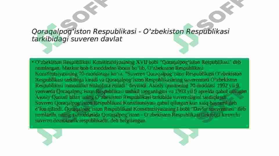 Mustaqillik  yillarida Qoraqalpog'iston Respublikasi 3