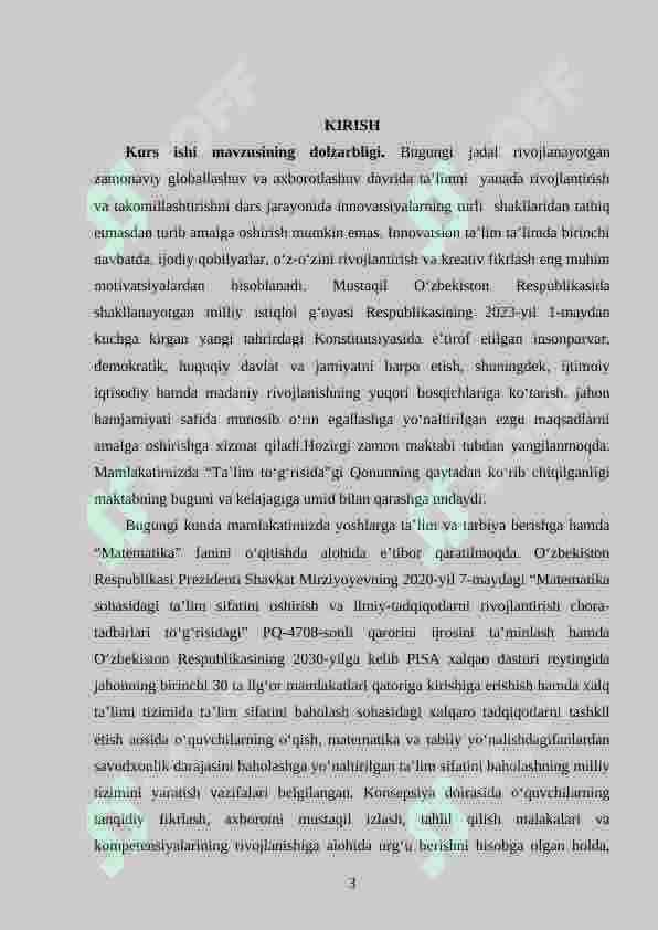 2-sinf matematika darslarini innovatsion texnologiyalar asosida tashkil etish 3