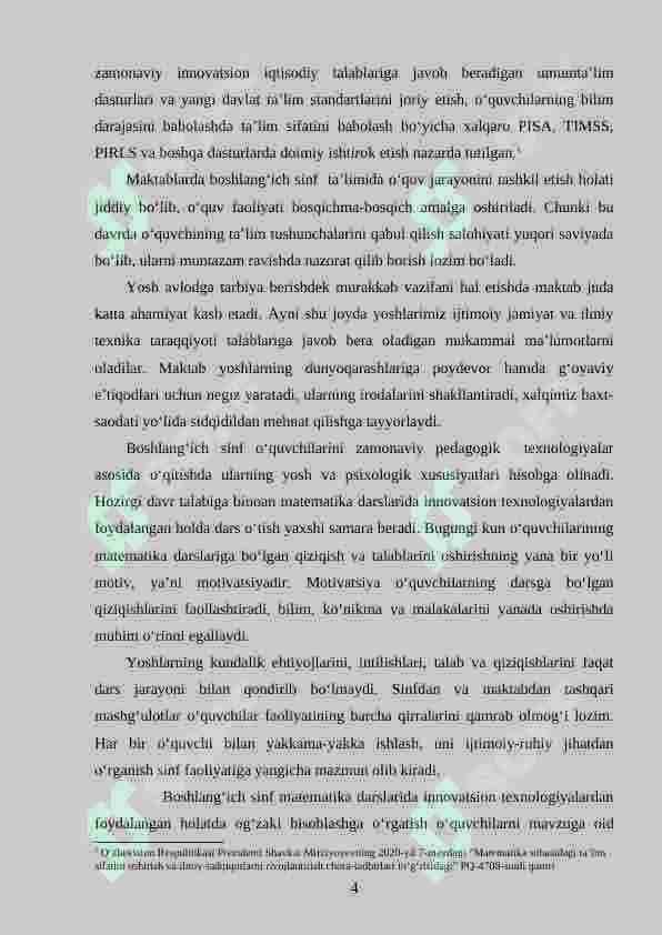 2-sinf matematika darslarini innovatsion texnologiyalar asosida tashkil etish 4