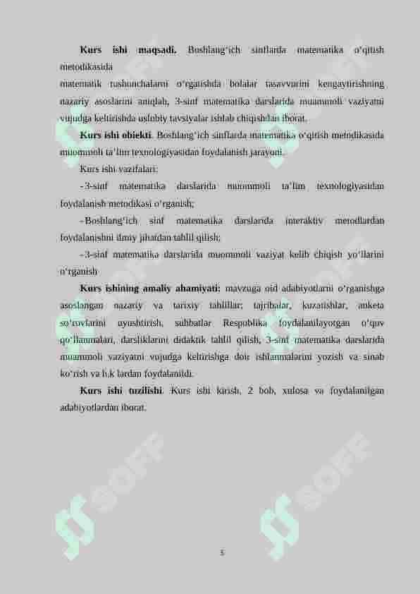 3-sinf matematika darslarida muommoli ta’lim texnologiyasidan foydalanish metodikasi 4