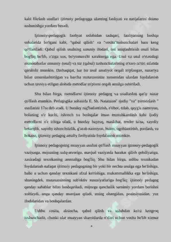 Ijtimoiy pedagogik faoliyat metodlari 4