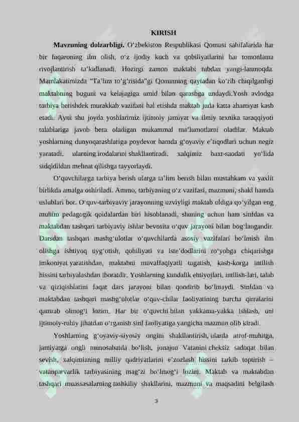 Boshlang‘ich sinfda matematikadan mustaqil ishlarni tashkil etishda og‘zaki topshiriqlardan foydalanish metodikasi  (1-sinf misolida) 3