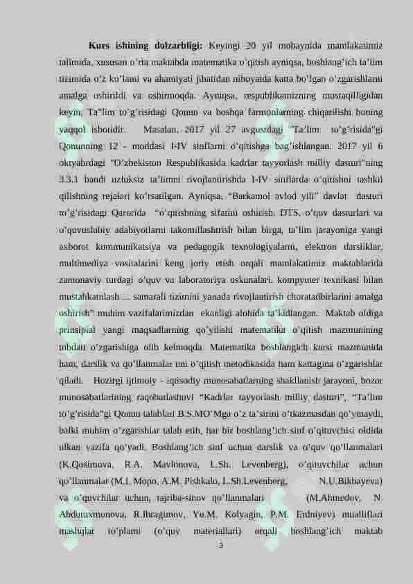 Boshlang‘ich sinflarda matematika o‘qitishning psixologik asoslarini o‘rganish metodikasi 3