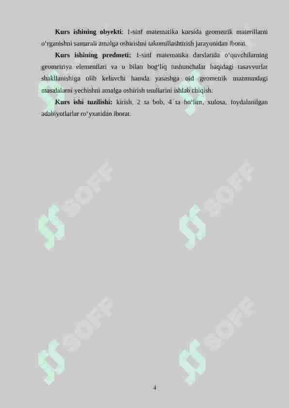 1-sinfda matematikadan geometrik materialni o‘rgatish metodikasi 4