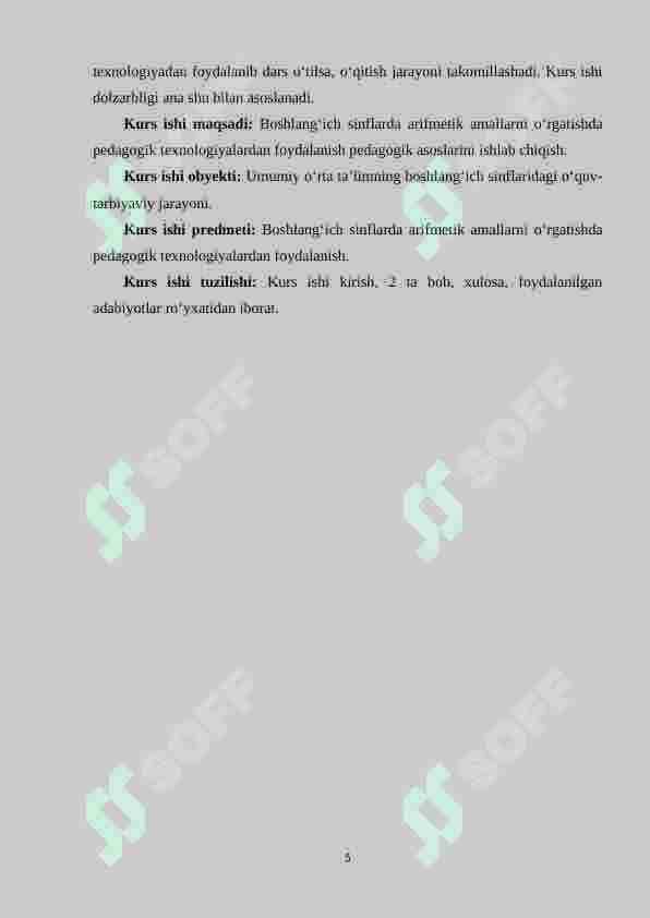 Boshlang‘ich sinf o‘quvchilariga algebraik materiallarni o‘rgatish metodikasi 5
