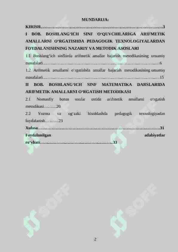2-sinf o‘quvchilariga arifmetik amallarni o‘rgatishda multimedialardan foydalanish 2