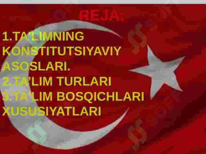 Turkiya ta'lim tizimi va boshqa mamlakatlardan farqi 2