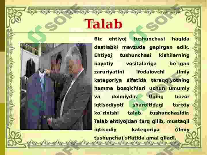 Qisqa va uzoq muddatda talabning o'zgarishi 2