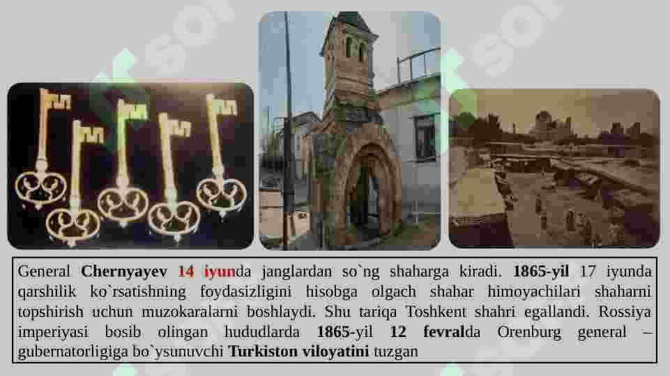 Xonliklarni Rossiya imperiyasi tomonidan bosib olinishi 7