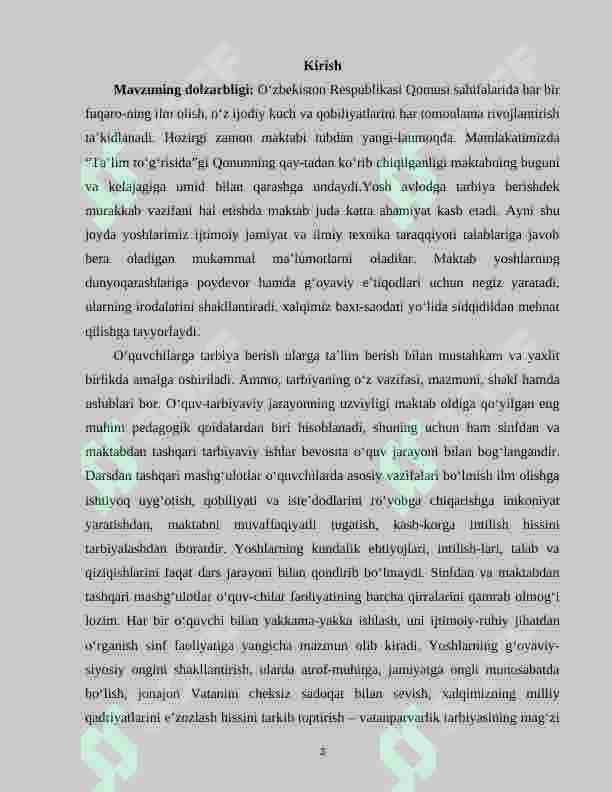 BOSHLANG‘ICH SINFLARDA MATEMATIKADAN MUSTAQIL ISHLARNI TASHKIL ETISH. 3