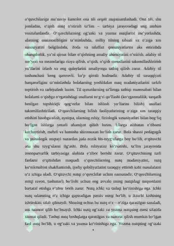 2-sinf o‘quvchilariga og‘zaki va yozma nutq haqida tushuncha berish metodikasi 4