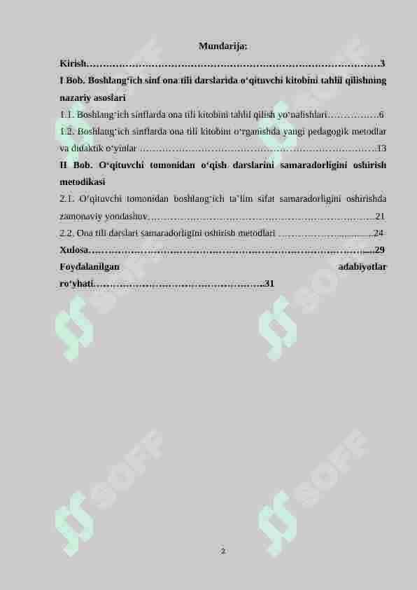 1-2 sinf ona tili darslari o‘qituvchi  kitobini tahlil qilish 2