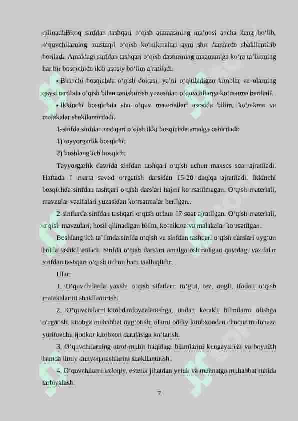 1-2 sinf ona tili darslari o‘qituvchi  kitobini tahlil qilish 7