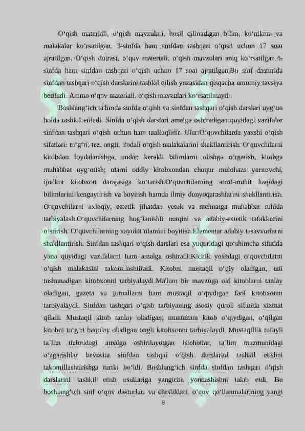 3-4-sinf ona tili darslari o‘qituvchi  kitobini tahlil qilish 8