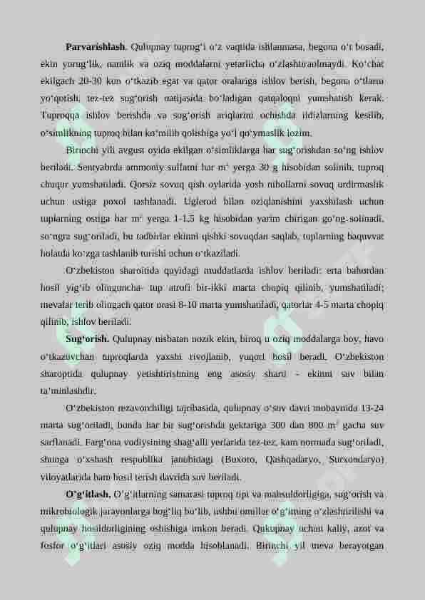 Rezavor meva ekinlarini yetishtirishning agrotexnik xususiyatlari 3
