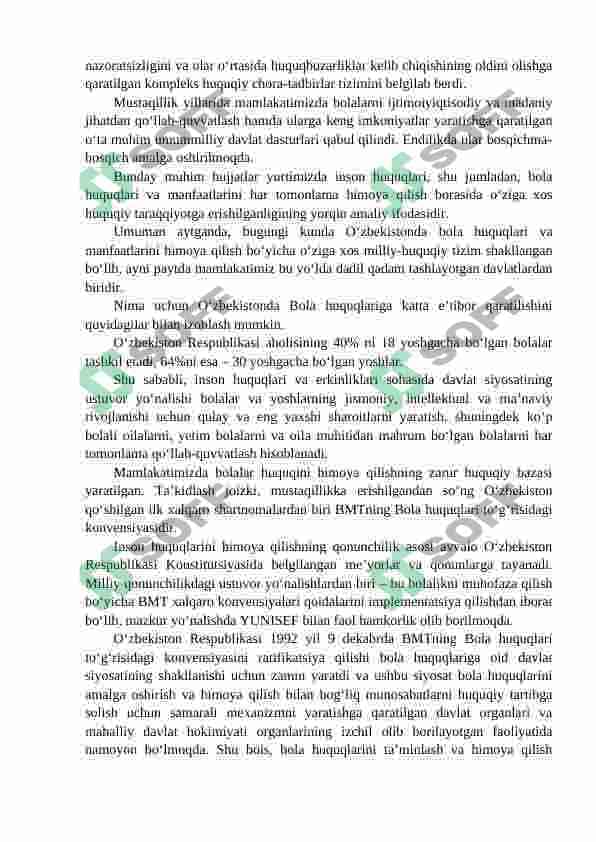BMT ning bola huquqlari konveksiyasi 4