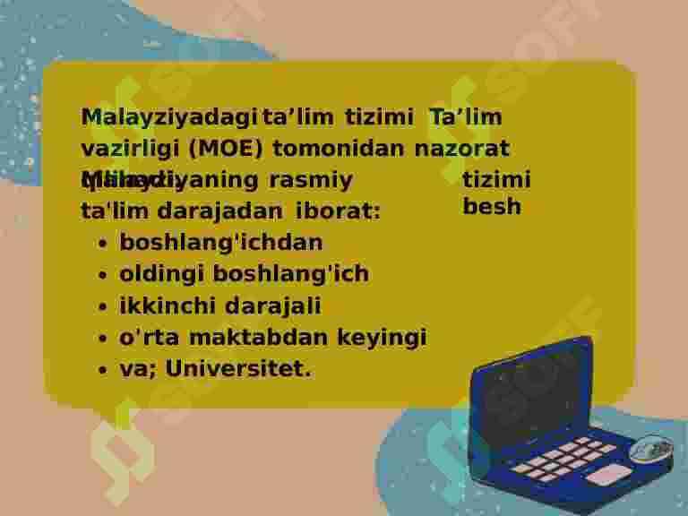 Malayziya davlati ta'lim tizimi 2