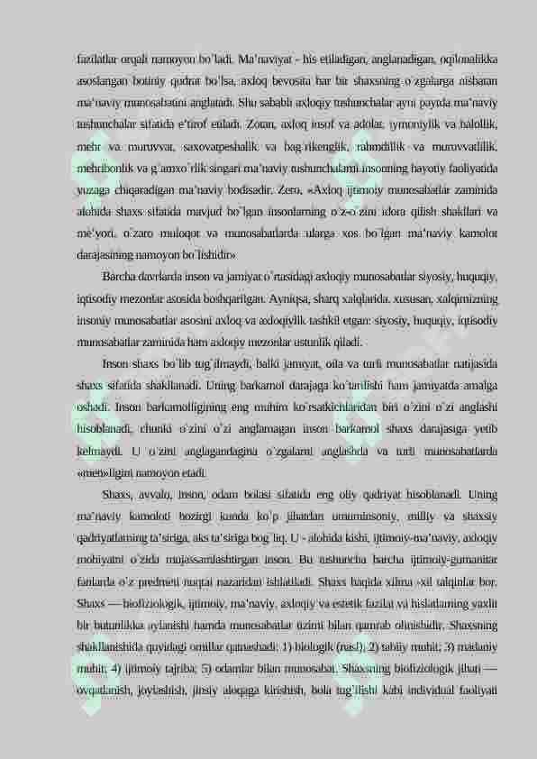 shaxs davlat xizmatchisi tushunchalarining axloqiy mohiyati 2