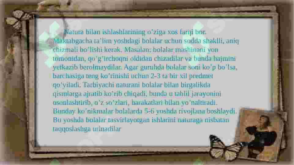 Maktabgacha yoshdagi bolalarda tasviriy faoliyatga orgatish metodlari 7