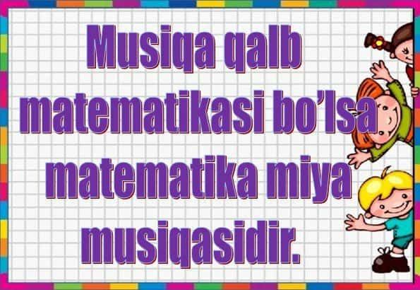 Matematika fanidan ko'rgazmalar 2