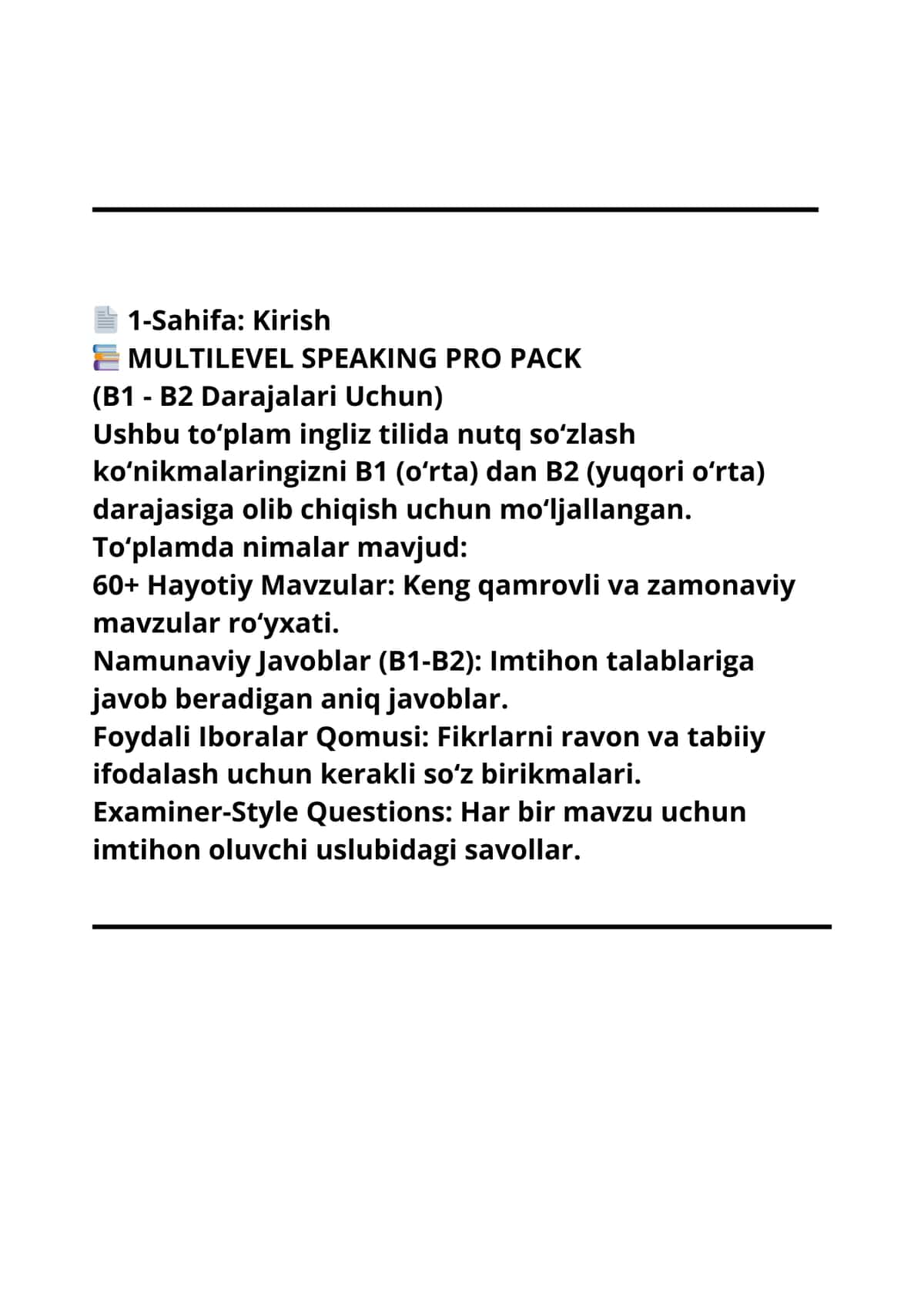 multilevel speaking 2