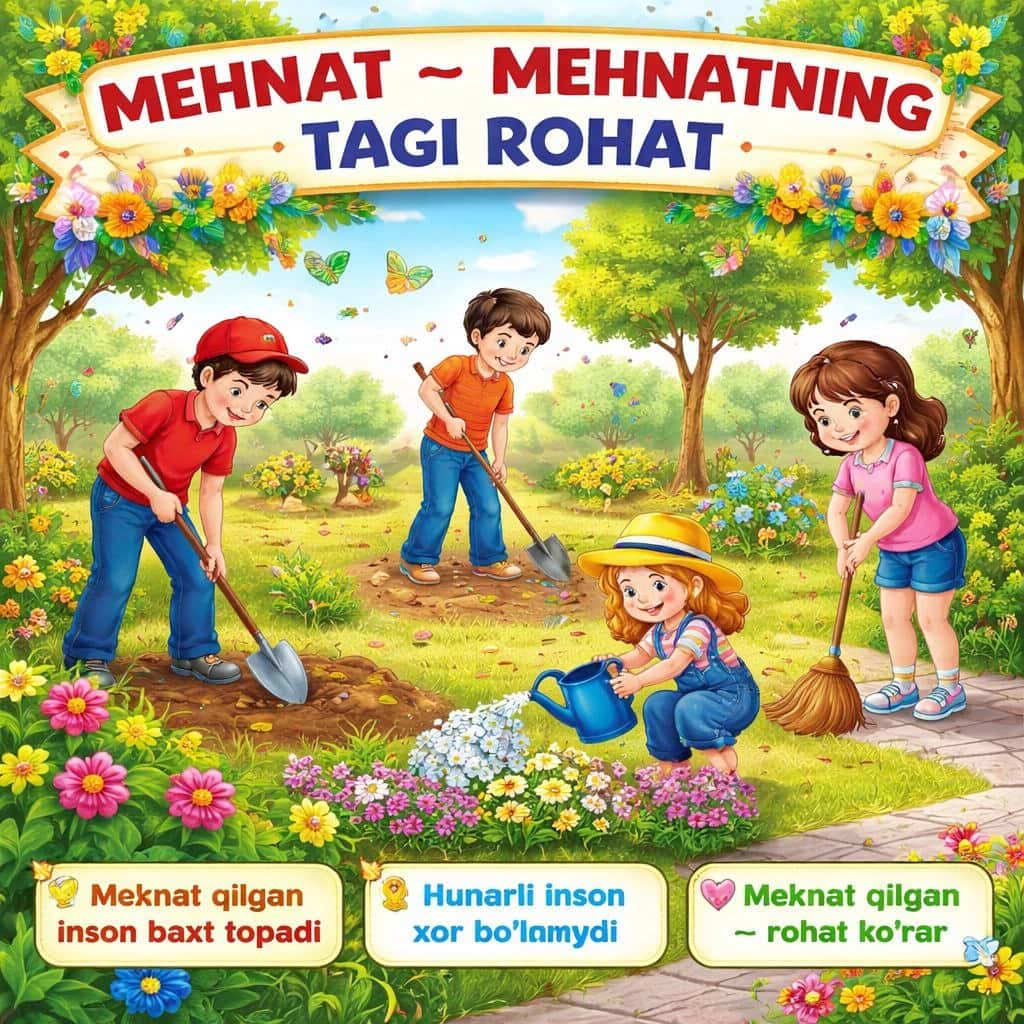Mehnat mehnatning tagi rohat (Kelajak soati) 2
