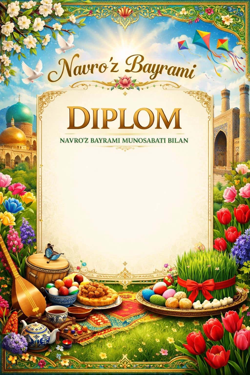 Navro'z bayramiga diplom 2