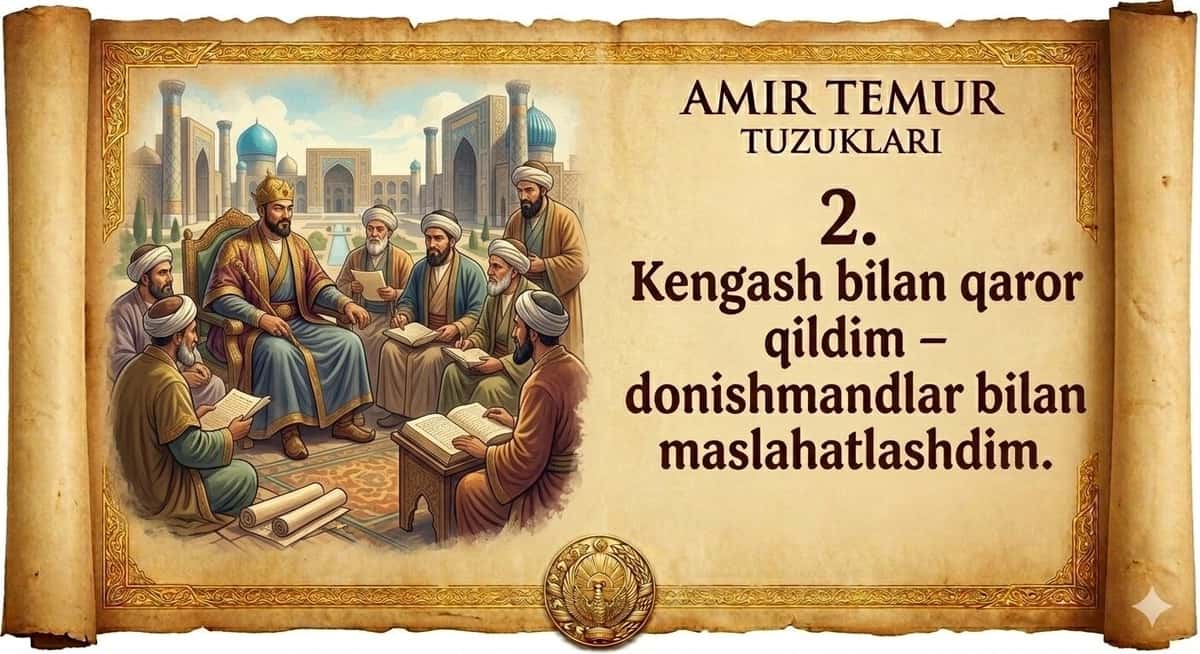 Amir Temur tuzuklari 2