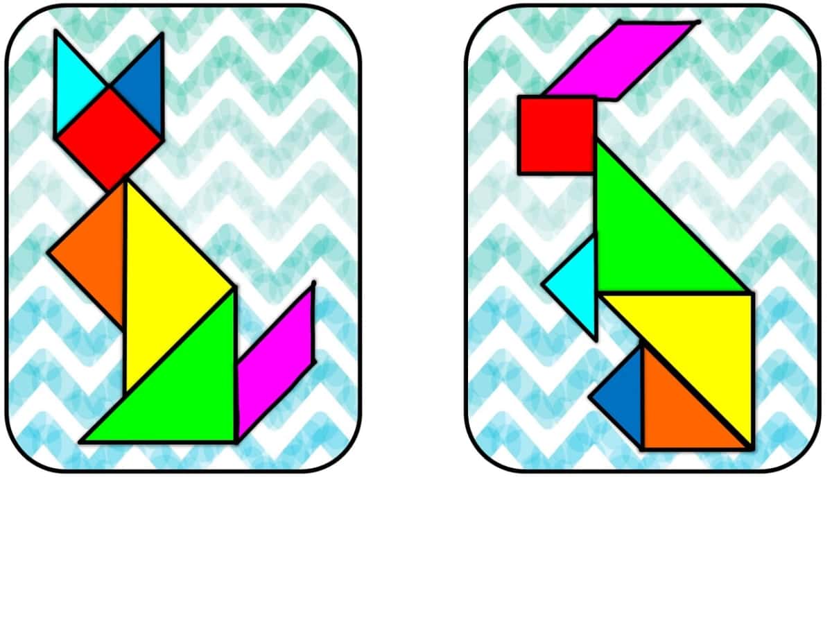Matematikada foydalanish uchun tangram 1