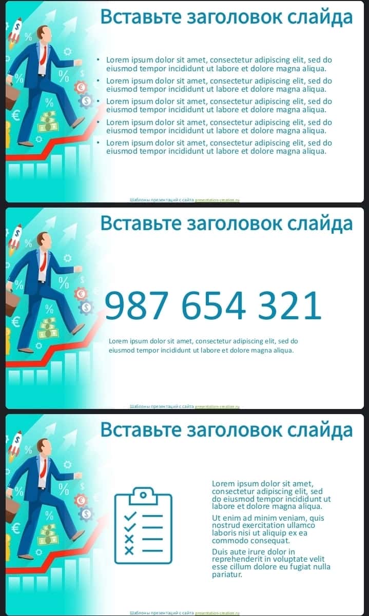 Bizness proyektlar uchun mos shablon 2