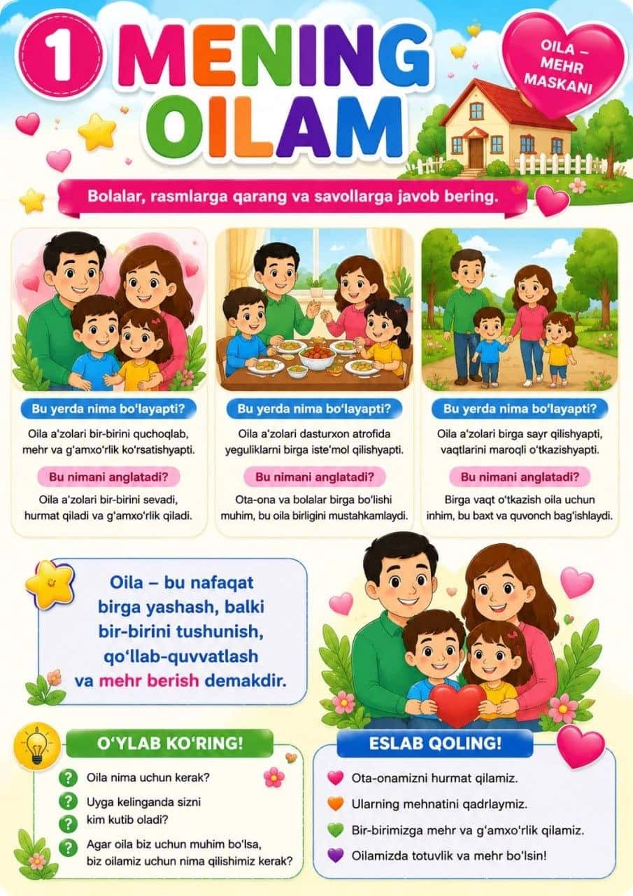 Mening oilam mavzusiga 2