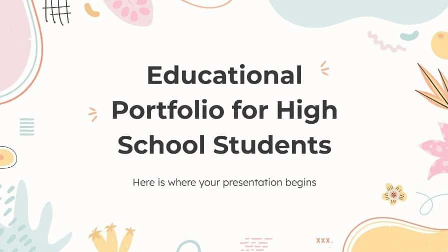 🎓 Шаблон в виде портфолио для студентов/старшеклассников 2
