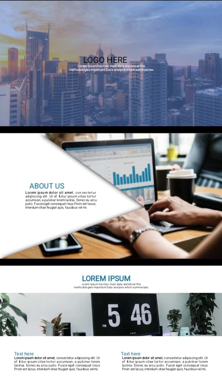 Simple clean marketing 1