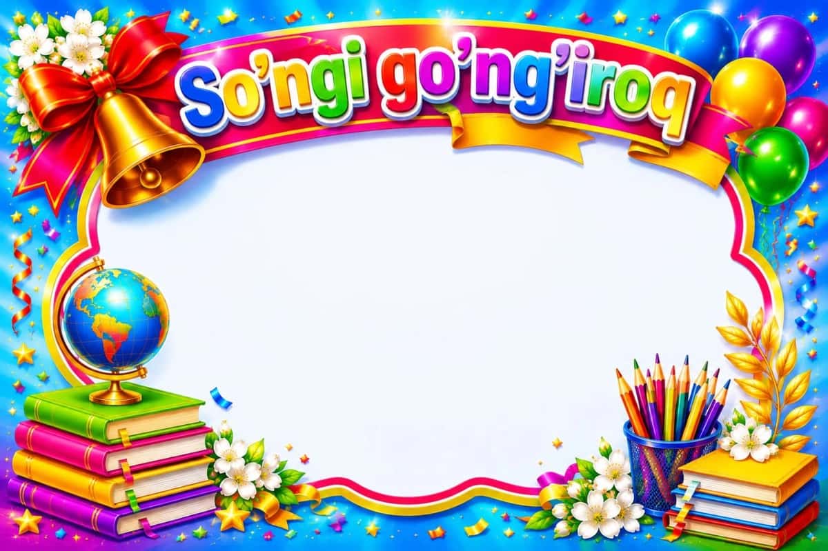 So'nggi qo'ng'iroq, maqtov yorliq shablon 1