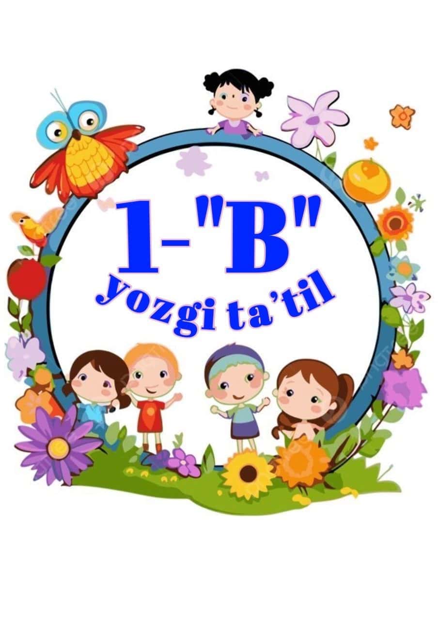 Sinf nomlanishi. Yozgi ta'til 2