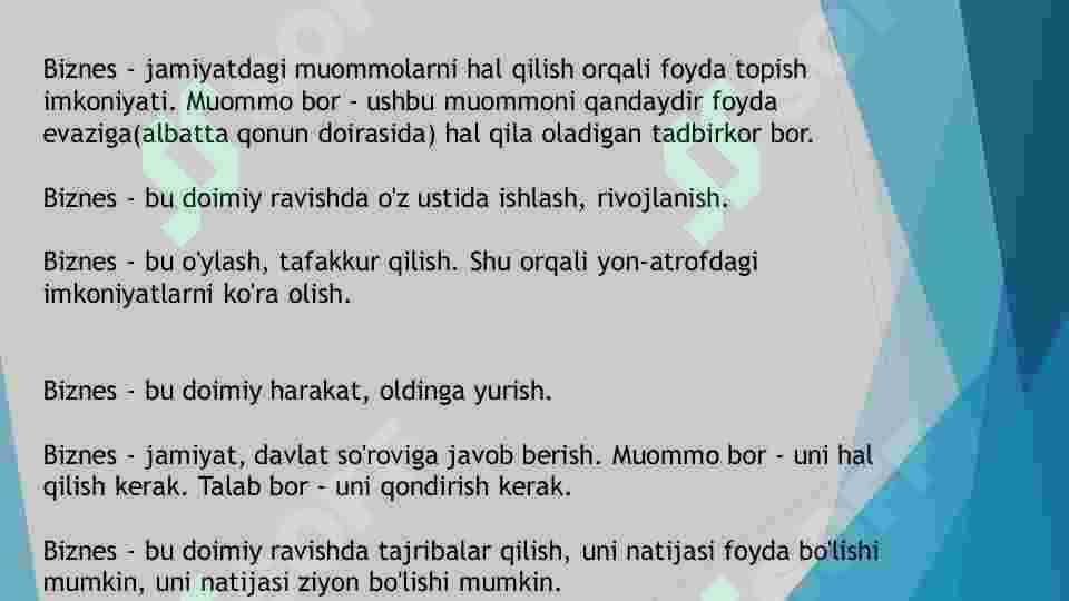 Birinchi va ikkinchi tarafdagi manfatdor tomonlar 4