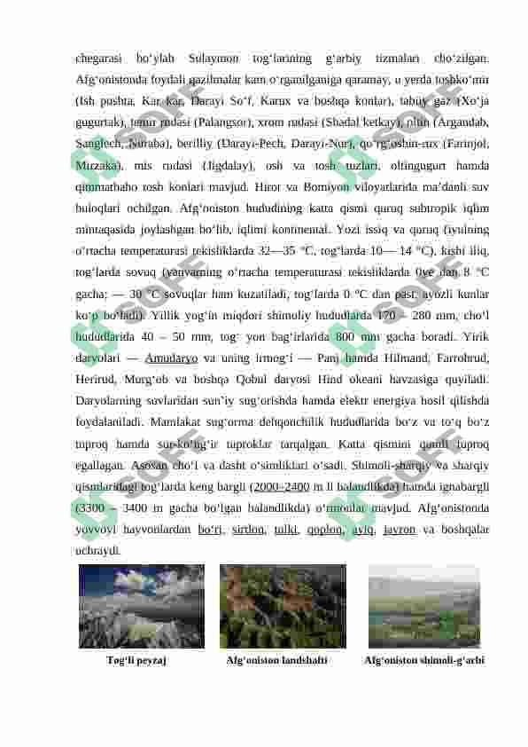 XVIII asrdan Afg'oniston 2