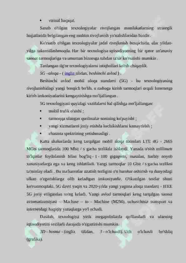 O'ZBEKISTONDA RAQAMLI IQTISODIYOTNI RIVOJLANTIRISHNING USTUVOR YO'NALISHLARI VA VAZIFALARI 3