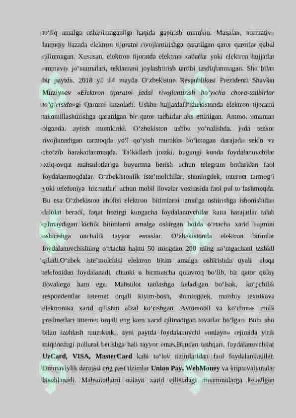 O'ZBEKISTONDA RAQAMLI IQTISODIYOTNI RIVOJLANTIRISHNING USTUVOR YO'NALISHLARI VA VAZIFALARI 7