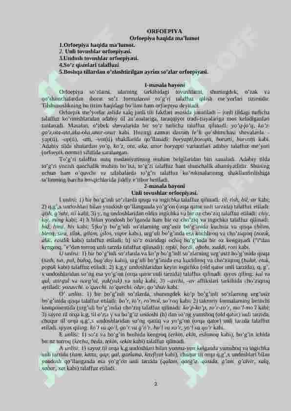 ORFOEPIYA 2