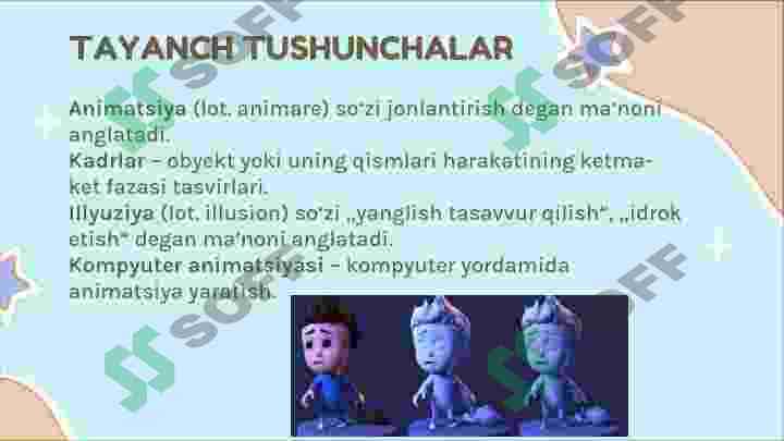 ANIMATSIYA TUSHUNCHASI VA UNING TURLARI 3