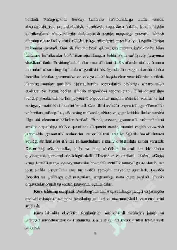 Boshlang‘ich sinfda jaragli va jarangsiz undoshlar haqida tushuncha berish metodlari 4