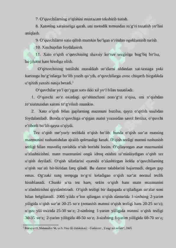 Boshlang‘ich sinf o‘quvchilarini to‘g‘ri o‘qishga o‘rgatish 8